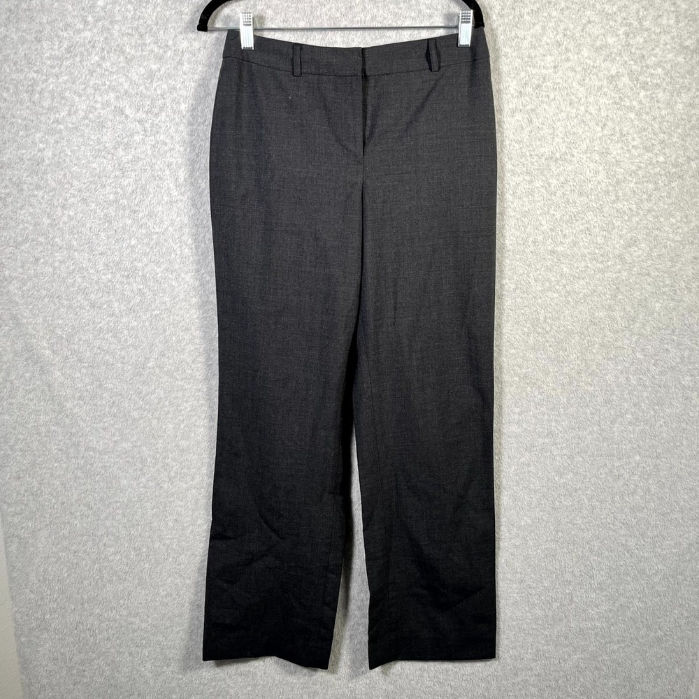 Jones New York Collection Dress Pants Womens‎ 4 Charcoal Gray Stretch Formal
